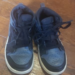 Kids Black/Gray Air Jordan